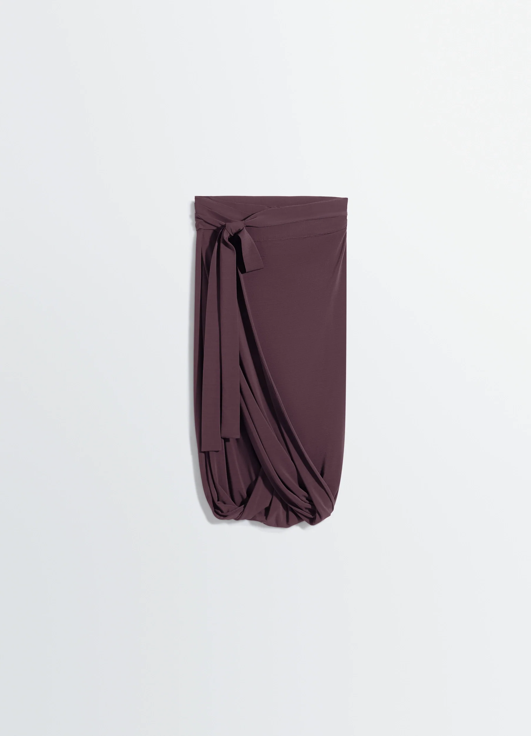 SOFT WRAP SKIRT IN VISCOSE CREPE JERSEY