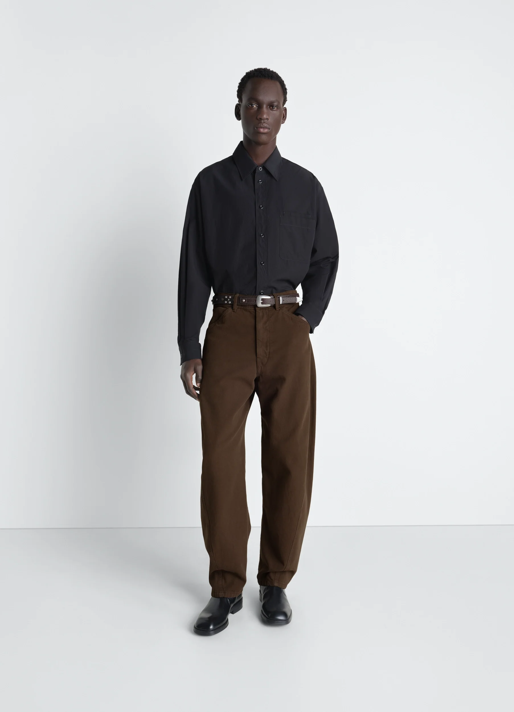 TWISTED WORKWEAR PANTS IN DYED HEAVY BROKEN TWILL